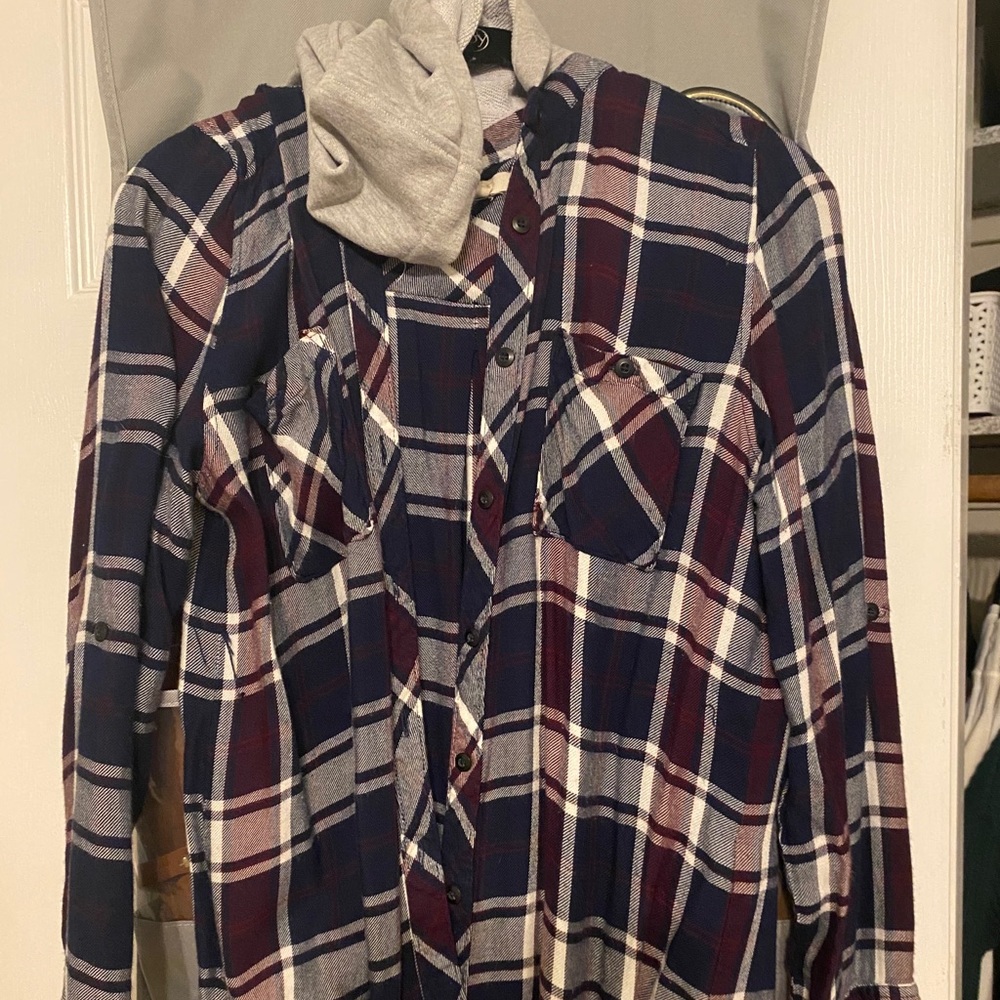 Flannel with a hood